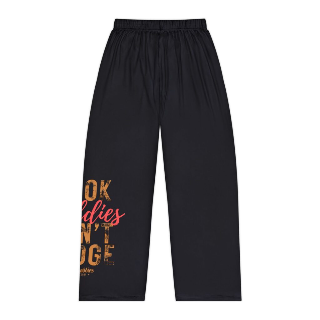Baddies Dont Judge Women's Pajama Pants (AOP)