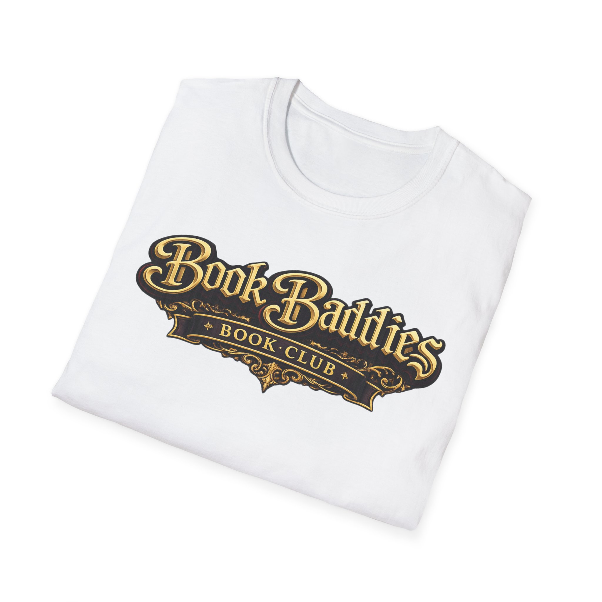 Unisex Softstyle T-Shirt - Book Baddies Logo - Image 2