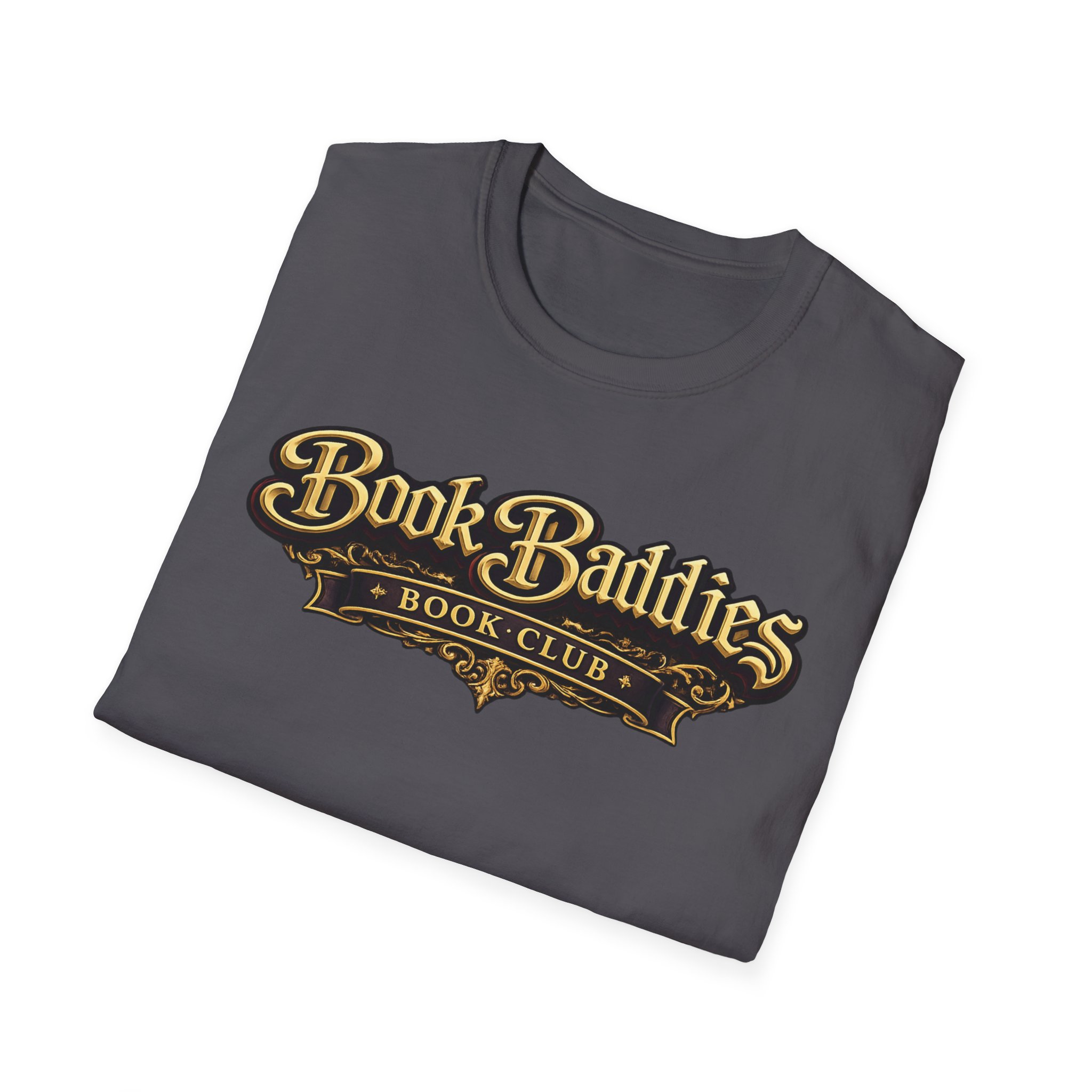 Unisex Softstyle T-Shirt - Book Baddies Logo - Image 20