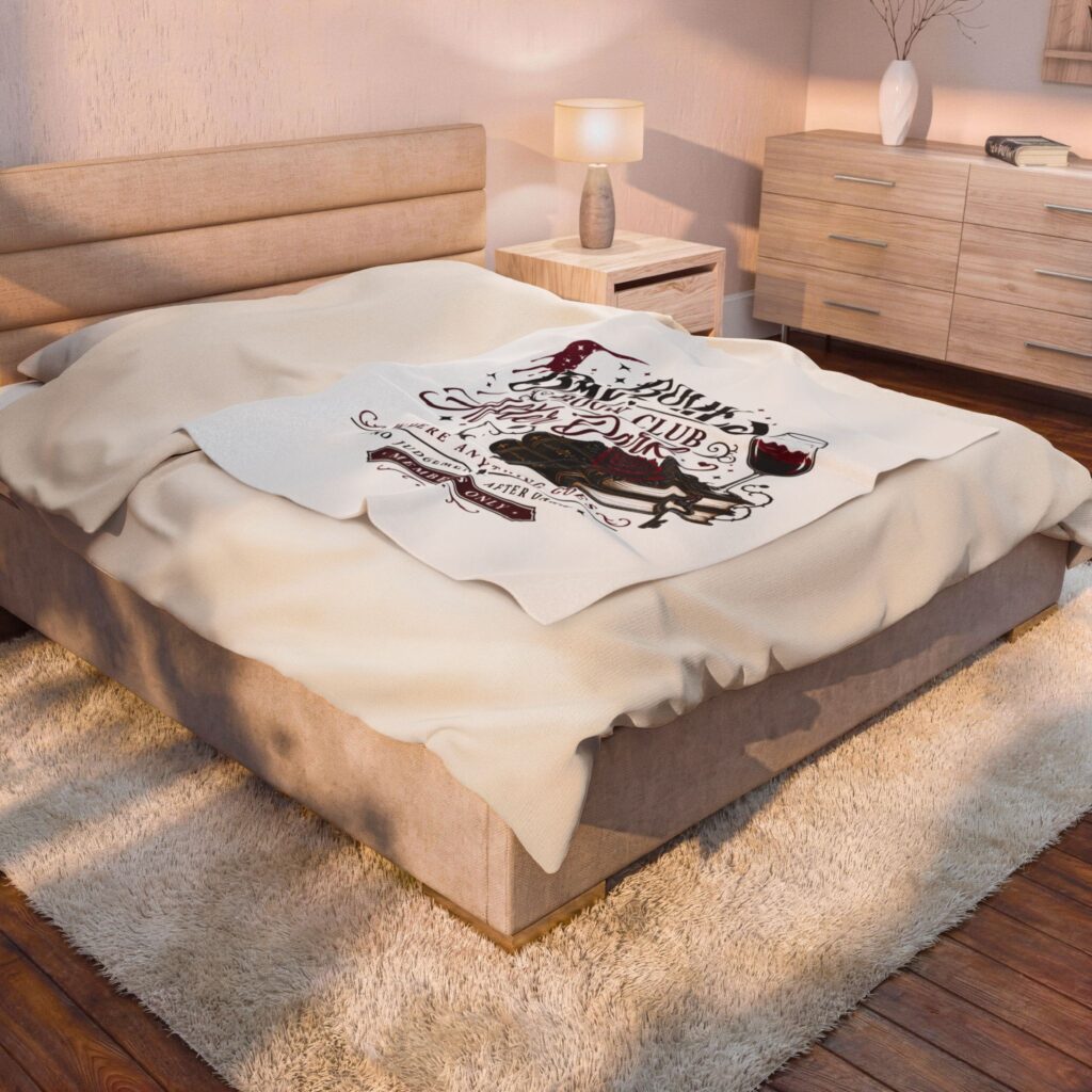 Velveteen Plush Blanket - Baddies After Dark