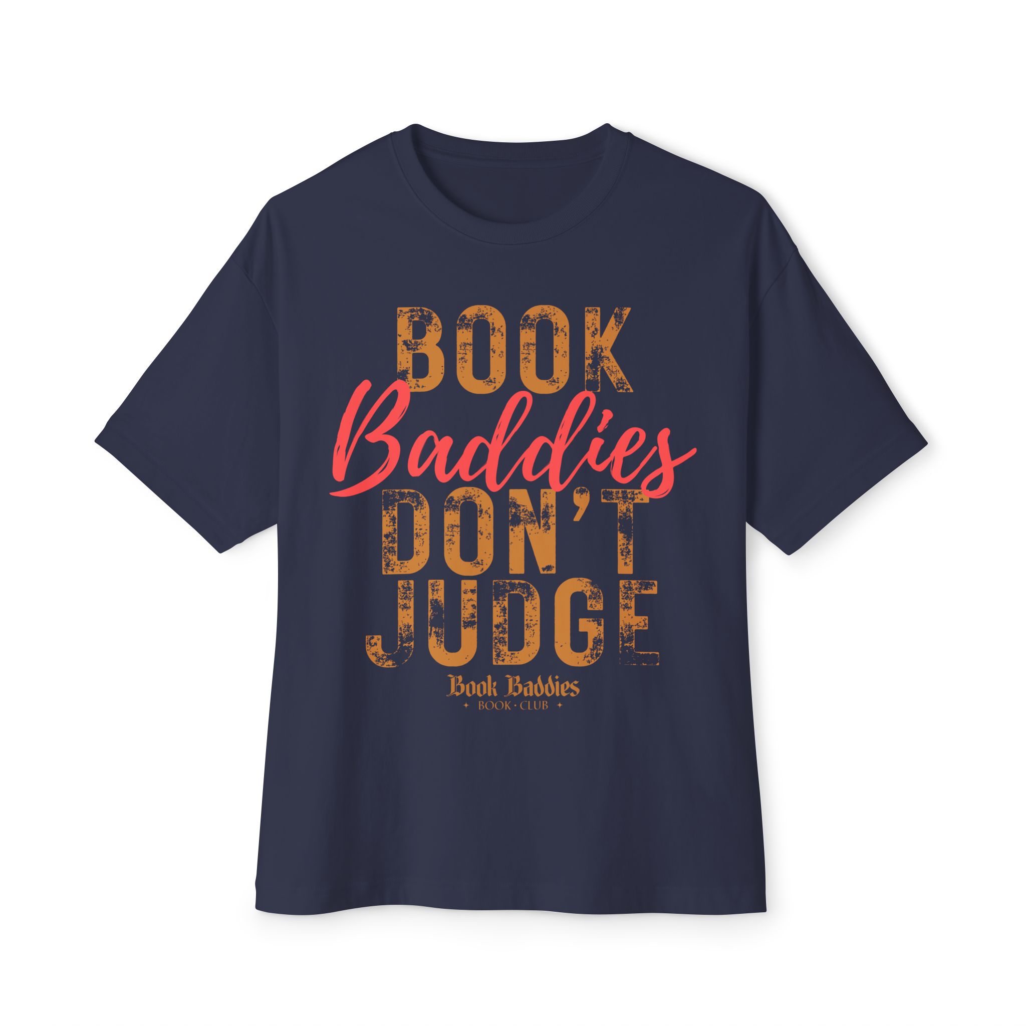 Unisex Oversized Boxy Tee - Baddies Don't Judge - Image 11