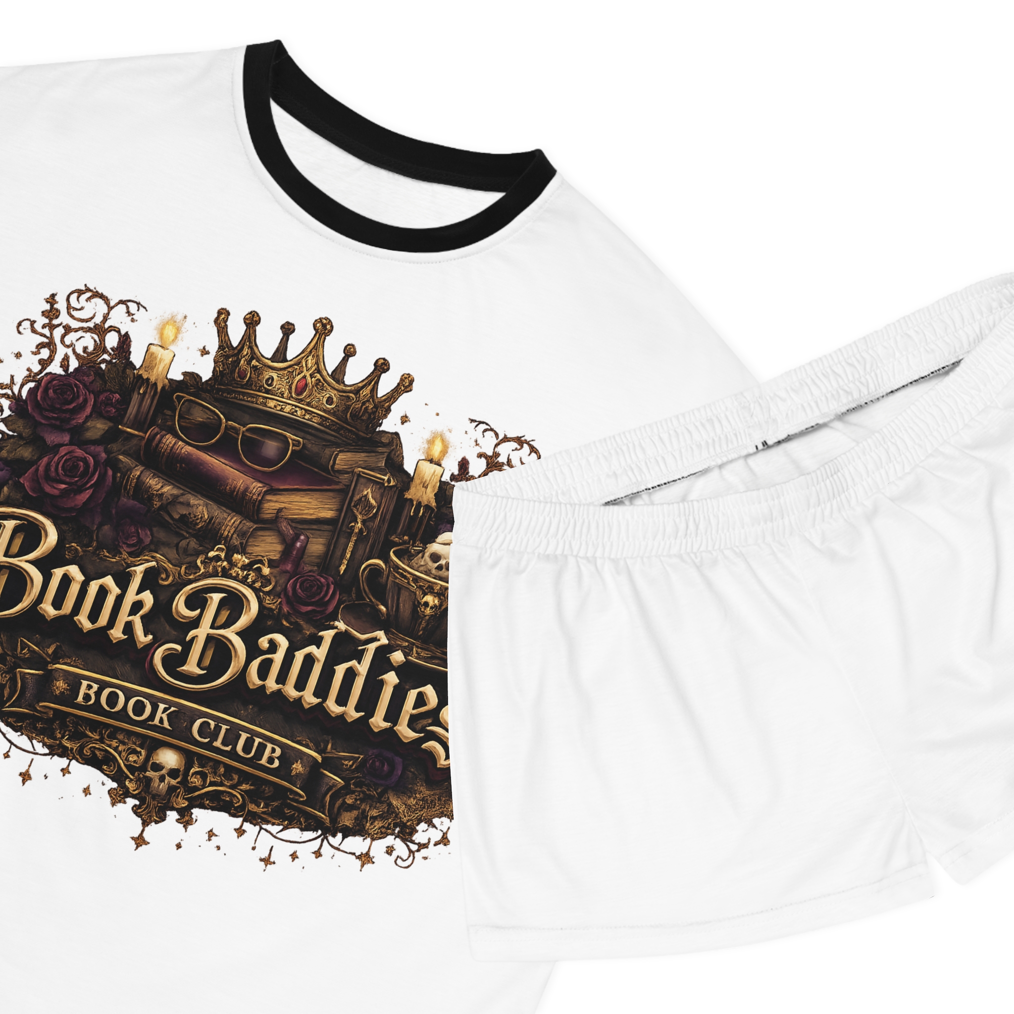Book Baddies Women's Short Pajama Set - Image 4