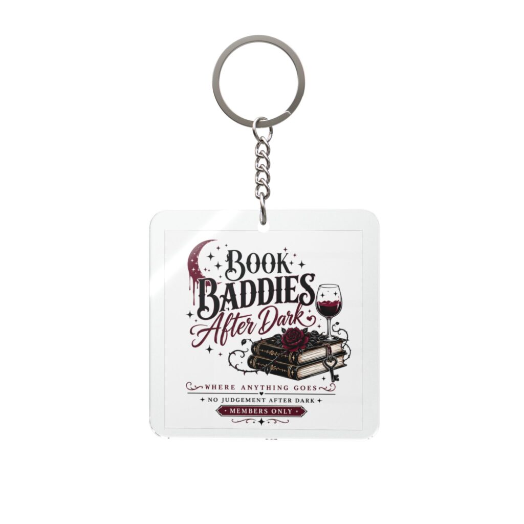 After Dark Square Keychain