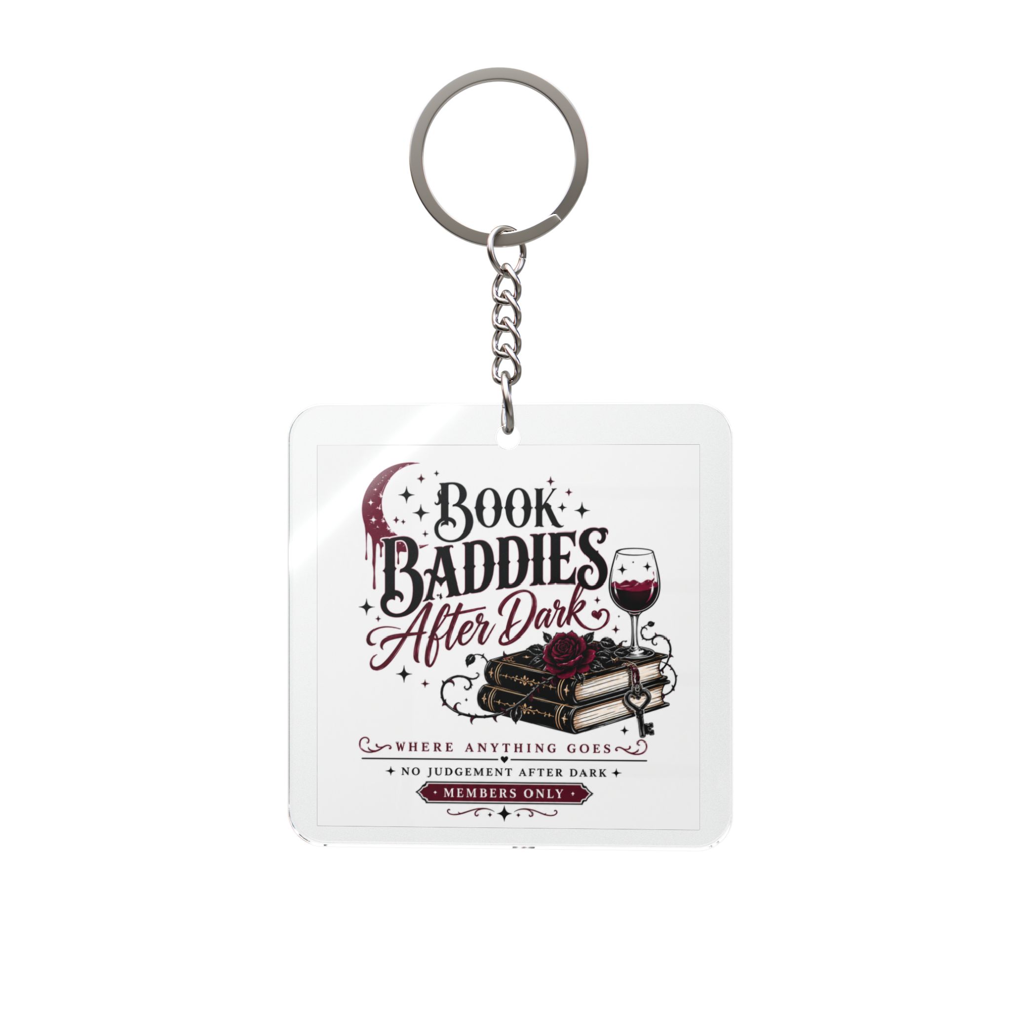 After Dark Square Keychain