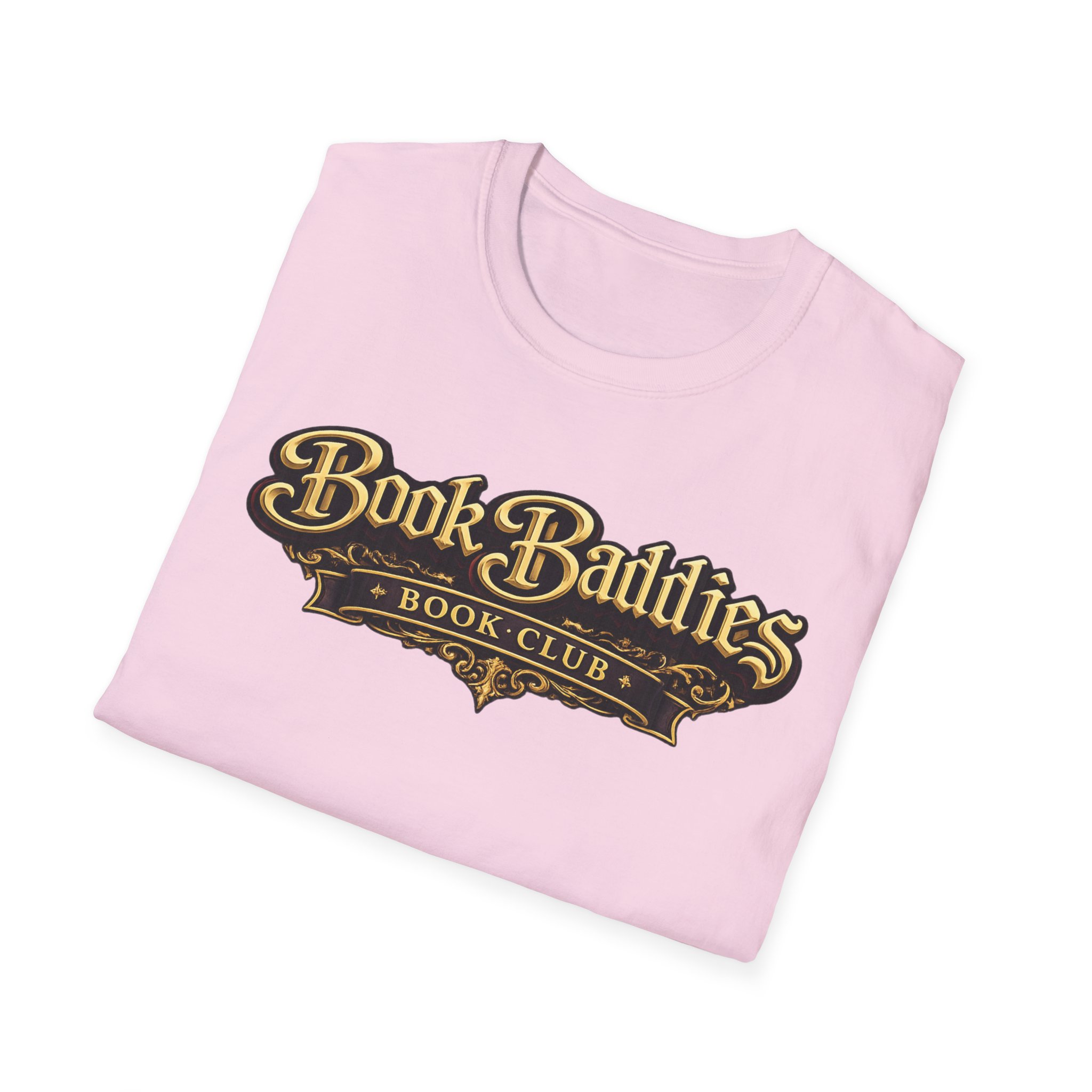 Unisex Softstyle T-Shirt - Book Baddies Logo - Image 24