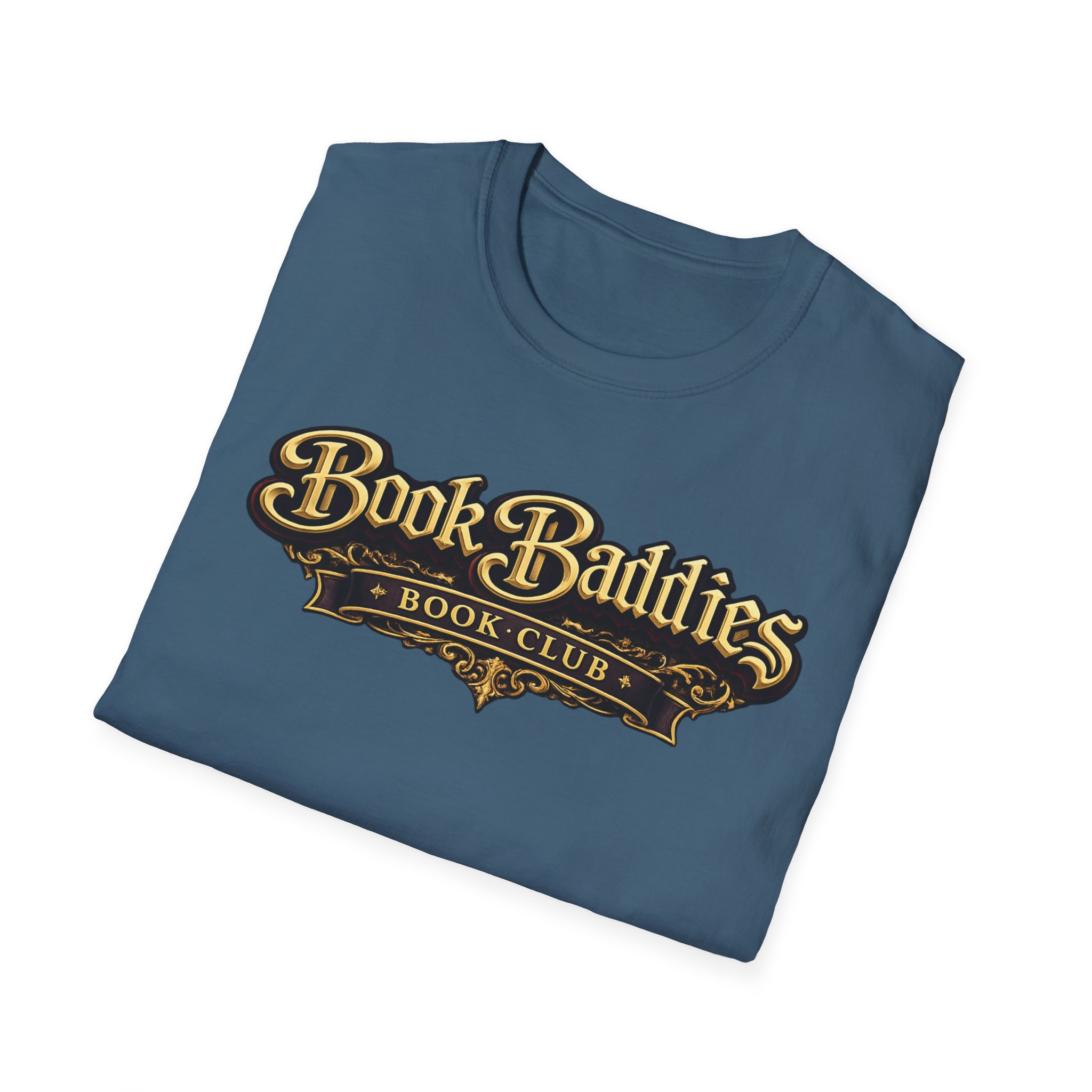 Unisex Softstyle T-Shirt - Book Baddies Logo - Image 18