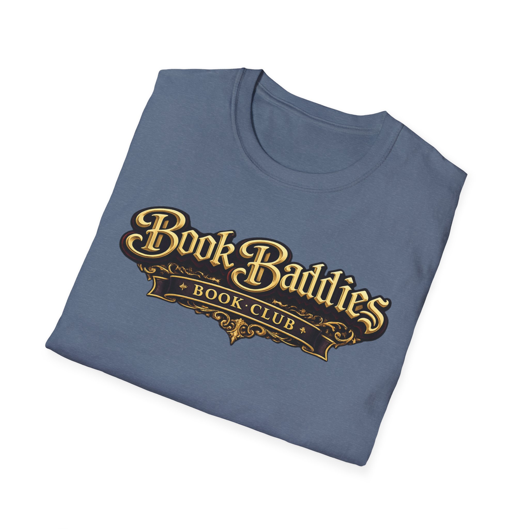 Unisex Softstyle T-Shirt - Book Baddies Logo - Image 12