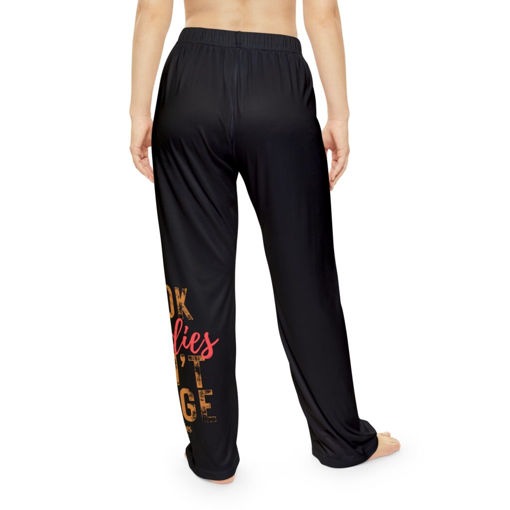 Baddies Dont Judge Women's Pajama Pants (AOP)