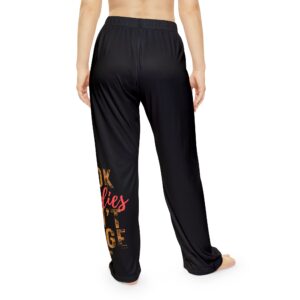 Baddies Dont Judge Women's Pajama Pants (AOP) - Image 4