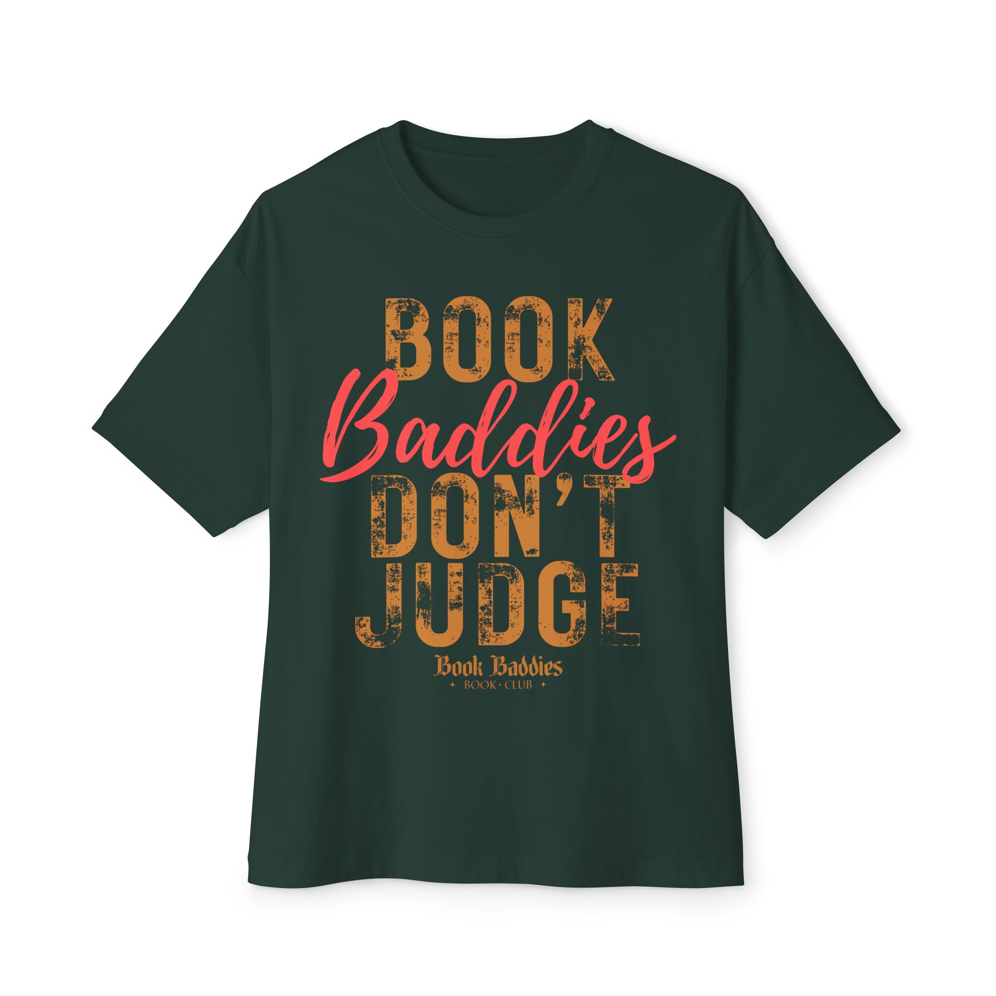 Unisex Oversized Boxy Tee - Baddies Don't Judge - Image 9