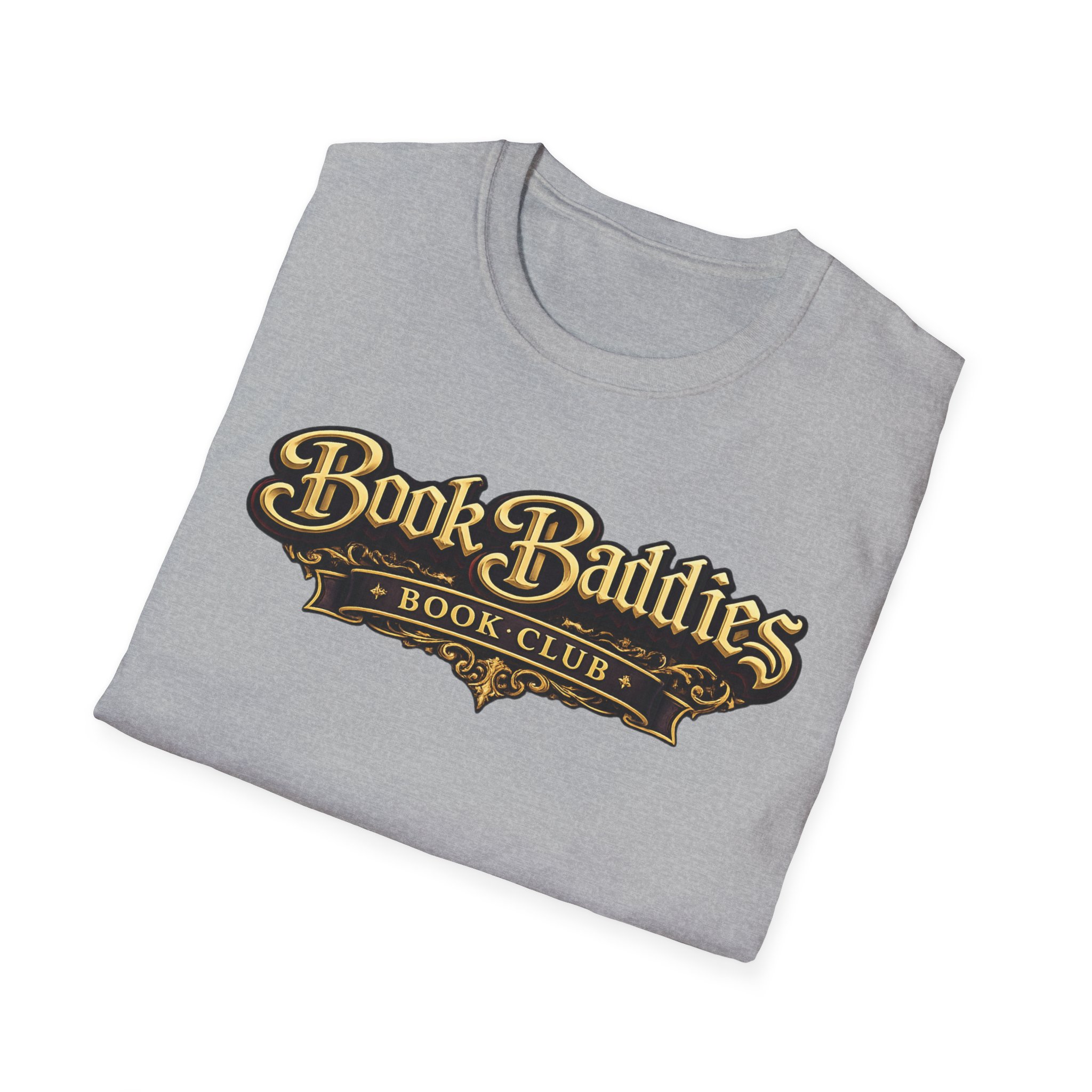 Unisex Softstyle T-Shirt - Book Baddies Logo - Image 14