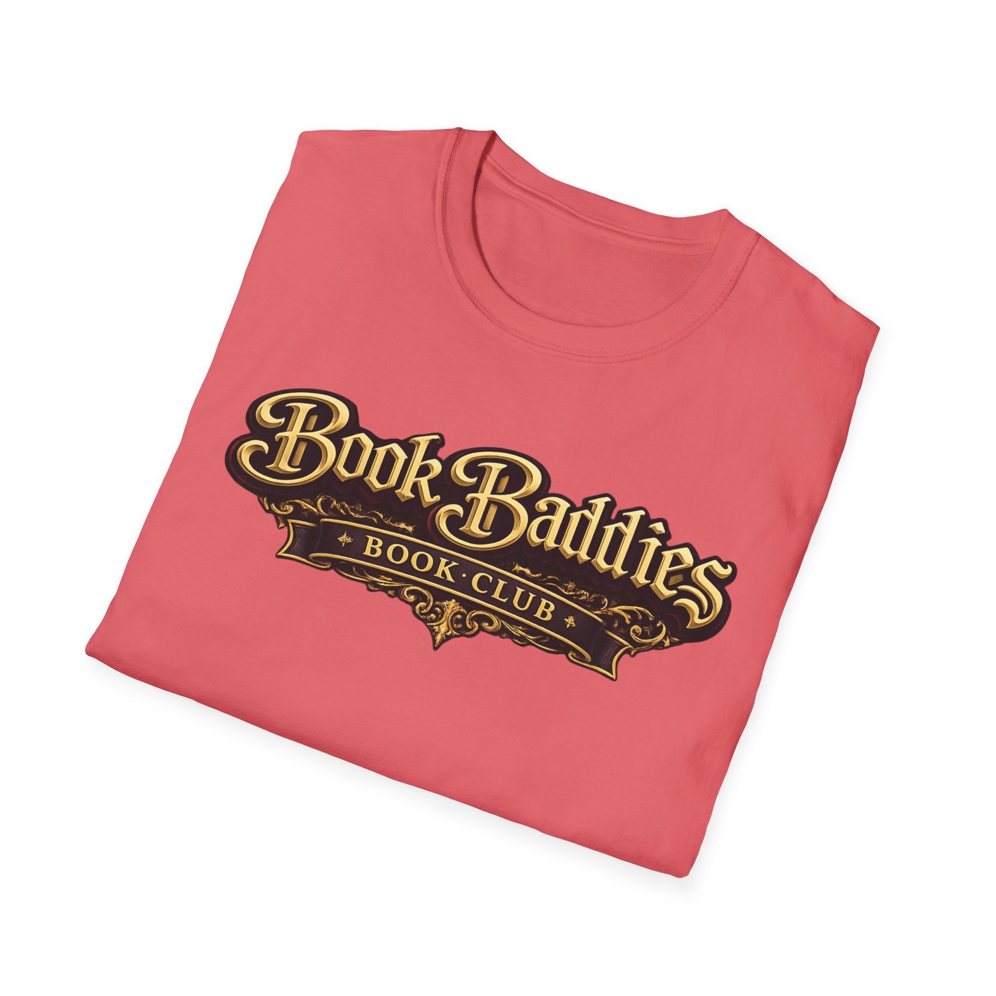 Unisex Softstyle T-Shirt - Book Baddies Logo - Image 4