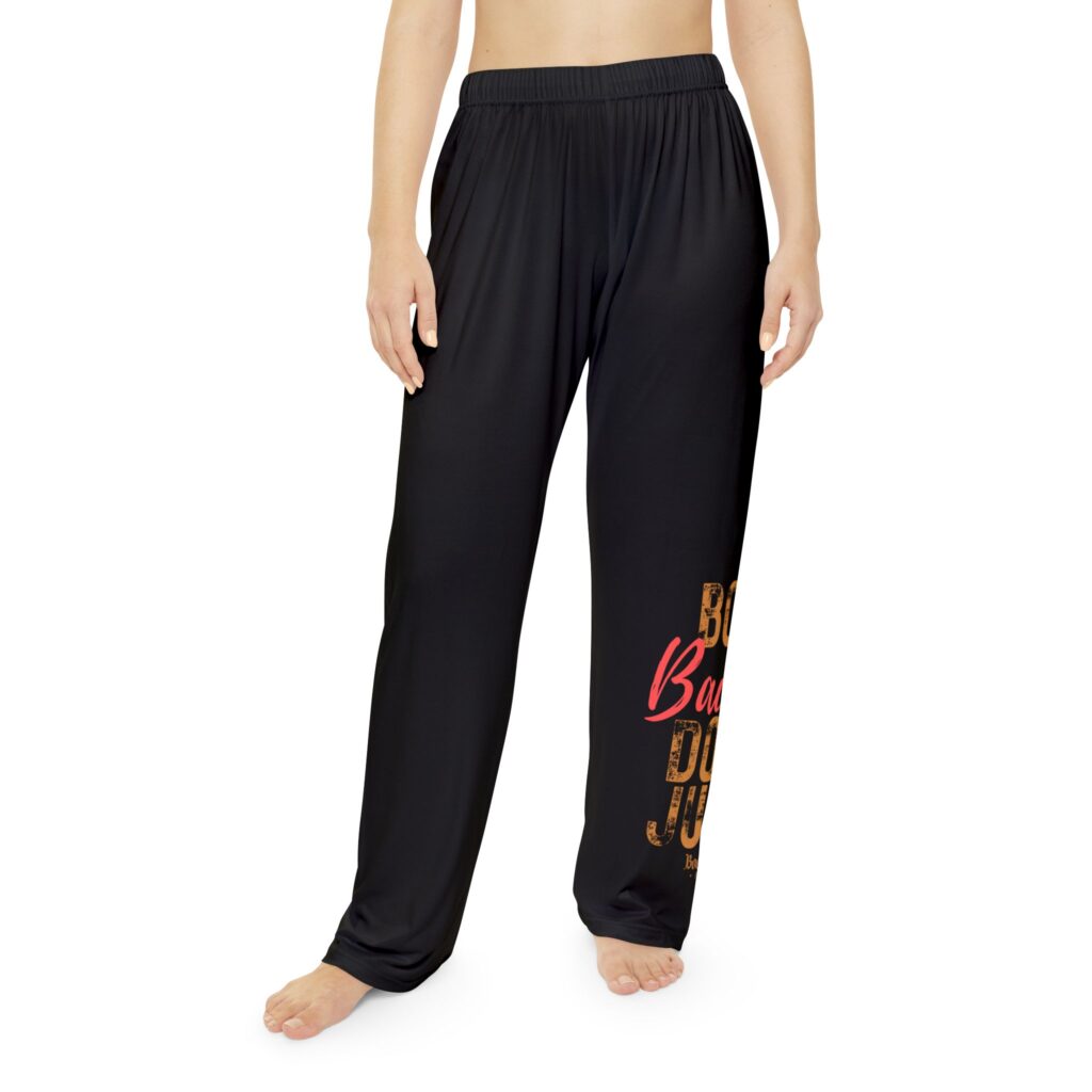 Baddies Dont Judge Women's Pajama Pants (AOP)