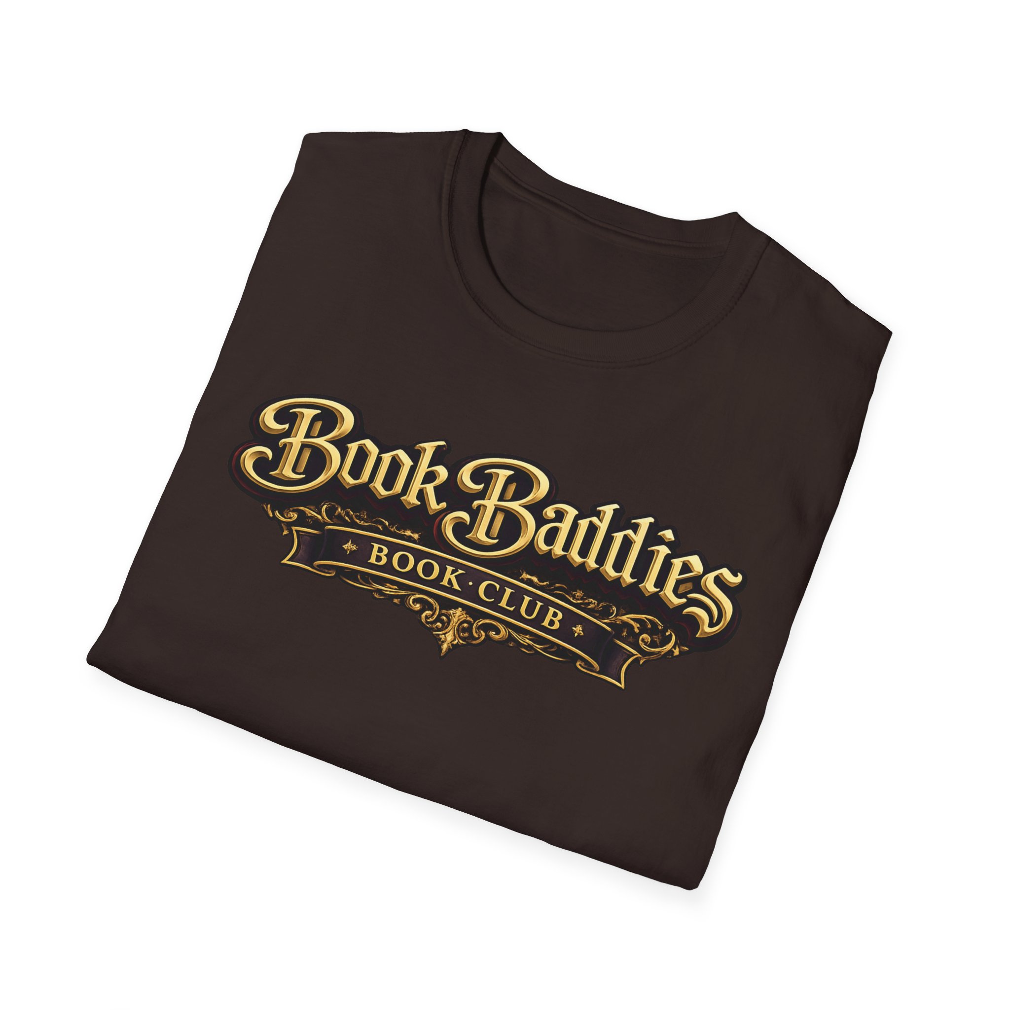 Unisex Softstyle T-Shirt - Book Baddies Logo - Image 8